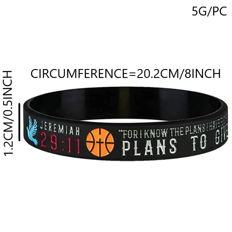 Valor 3 Pc bible verse basketball wristbands