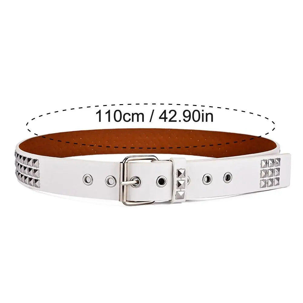 Lomi3 Women's Y2K grunge stud belt