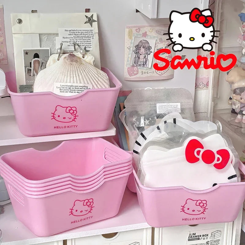 Hello Kitty 5 Pc plastic organizers