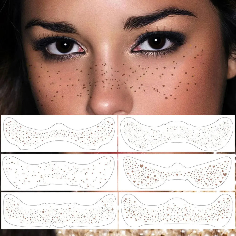 Vixa 6 Pc temporary tattoo freckles