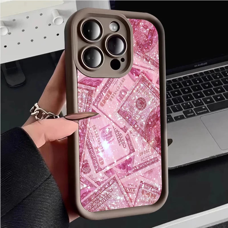 Nexa Y2K sparkle money iPhone case