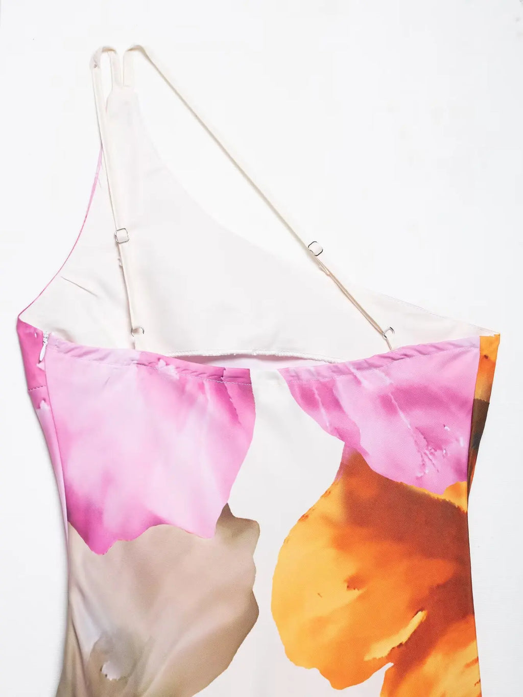 Sorelle Women's single shoulder multicolor floral dress