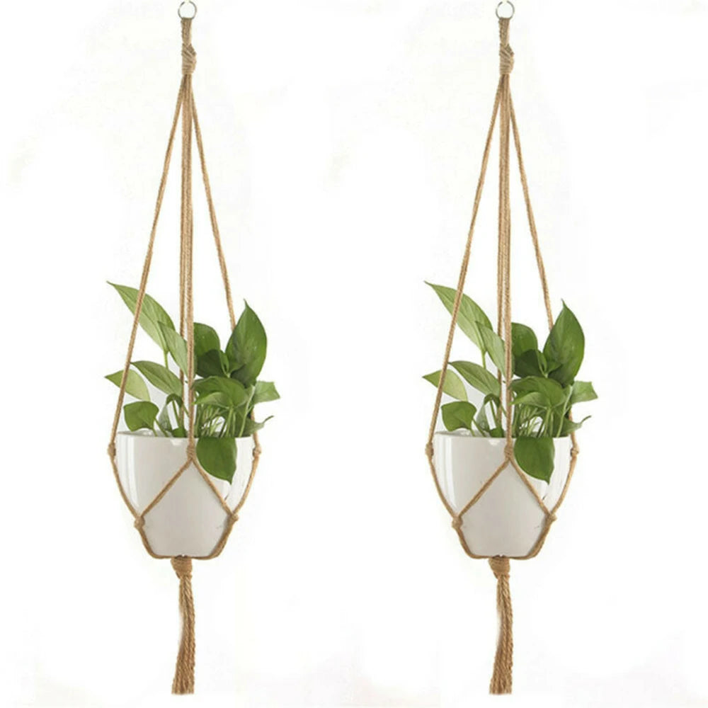 Cassora 6 Pc macrame plant hanger set