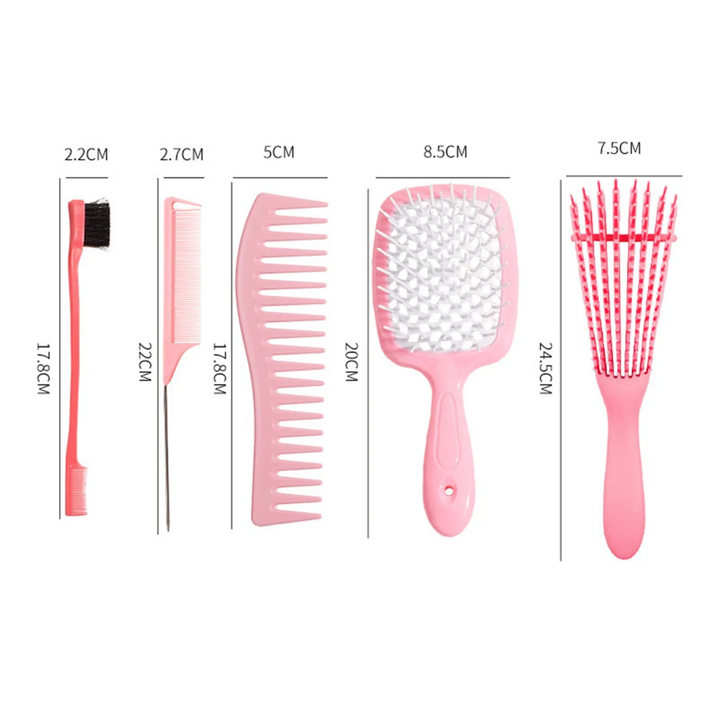Tressence 5 pc detangling brush set