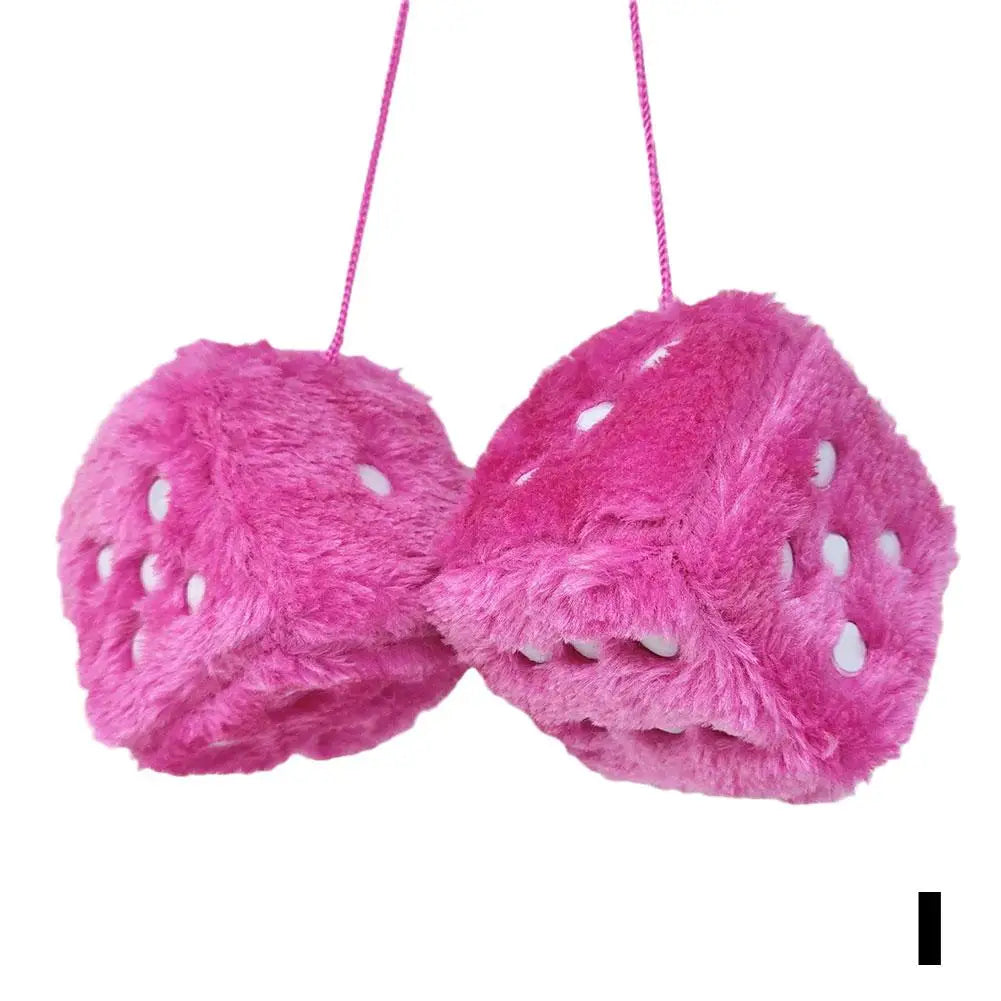 Cruzi hanging plush car dice