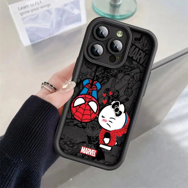 Marvel Spiderman Hello Kitty iPhone Case