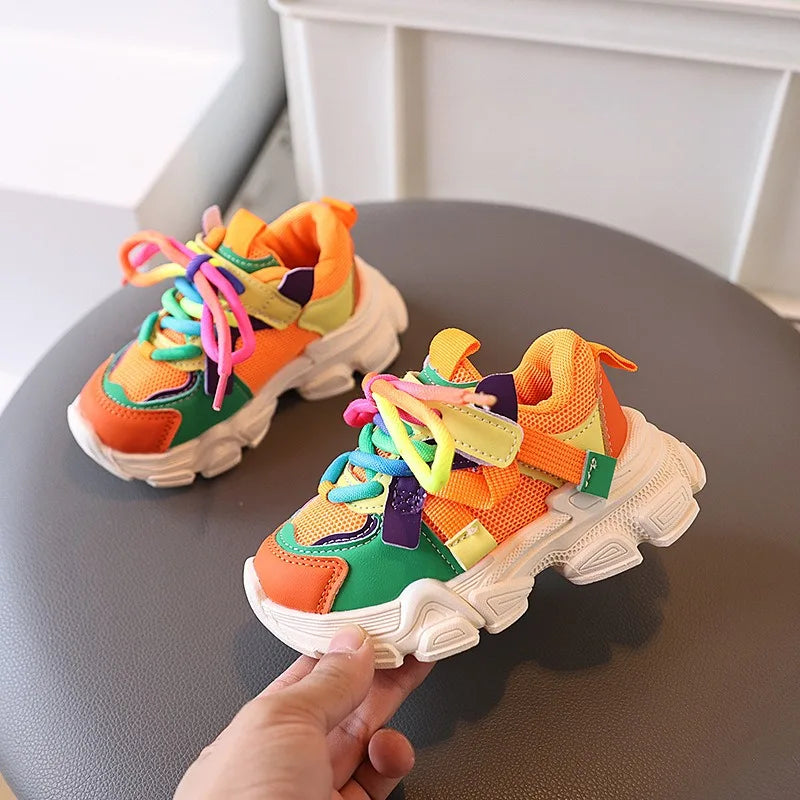 Vello Girl’s color patch sneakers