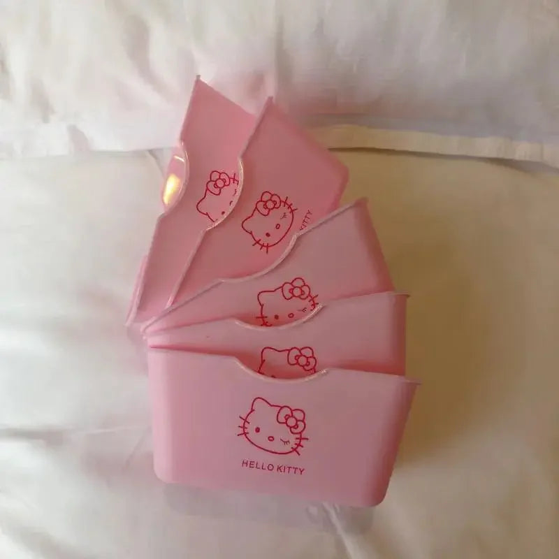 Hello Kitty 5 Pc plastic organizers