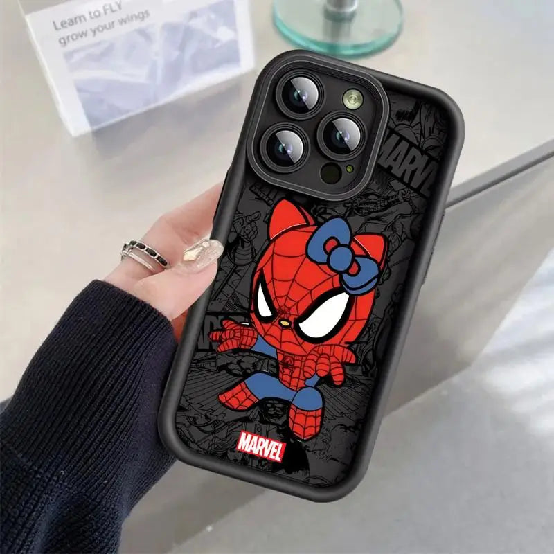 Marvel Spiderman Hello Kitty iPhone Case