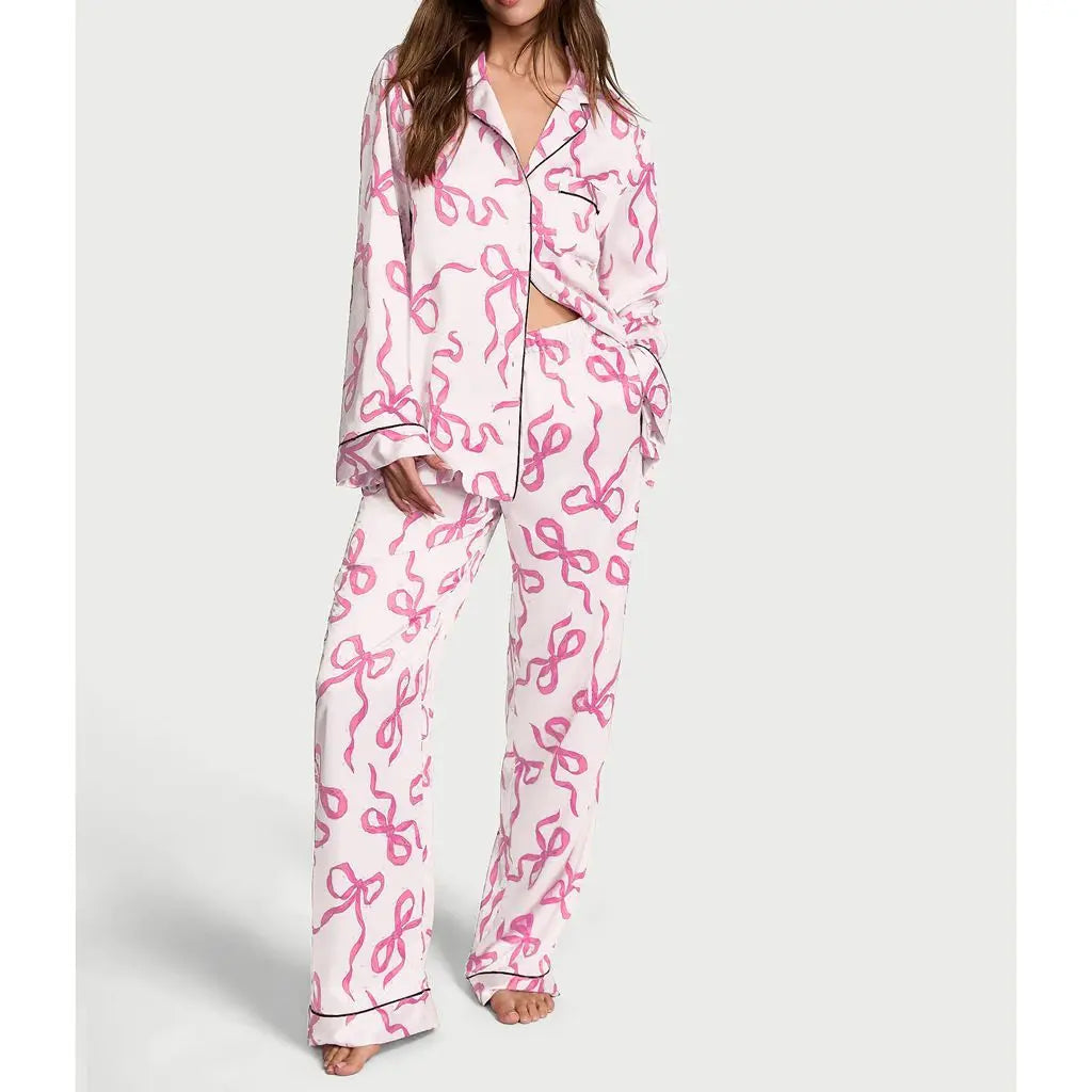 Veloura Women's 2 Pc satin pajama set