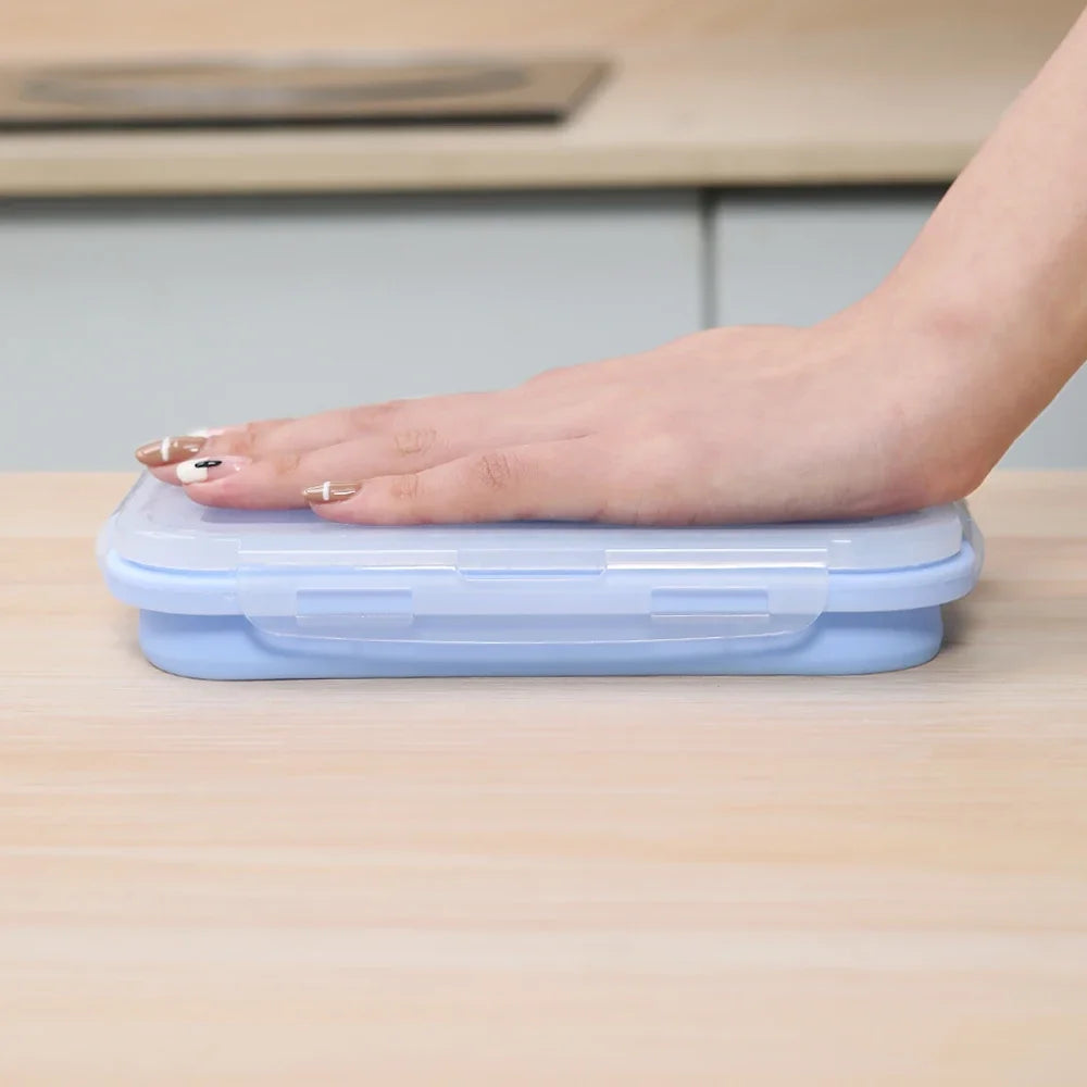 Culina 4 Pc foldable silicone Tupperware set