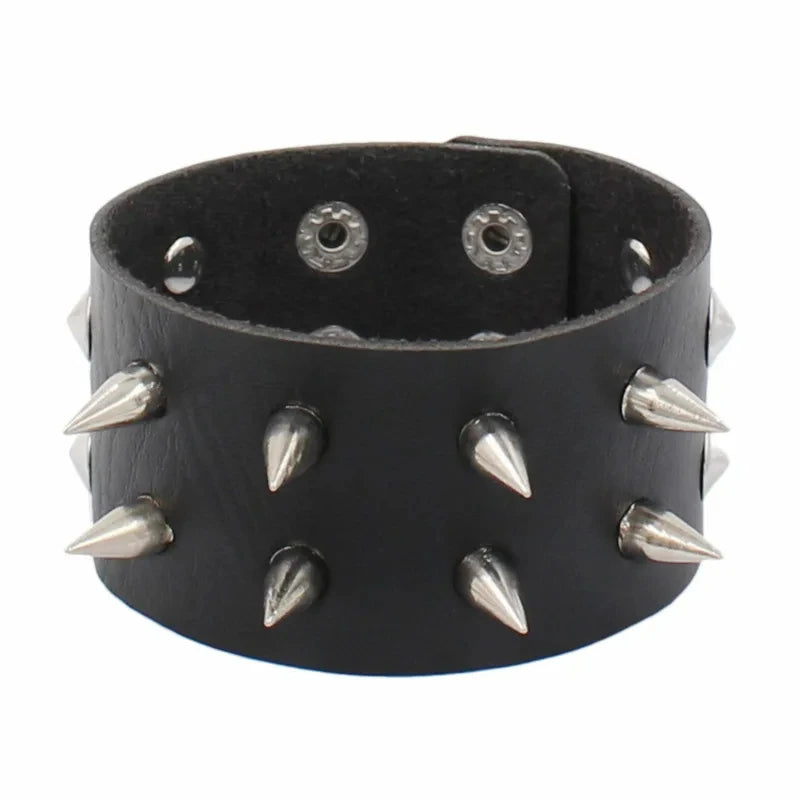 Lomi3 Women’s spiked punk bracelet