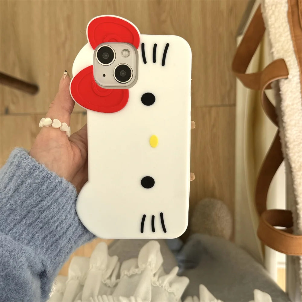 Hello Kitty 3D silicone iPhone case