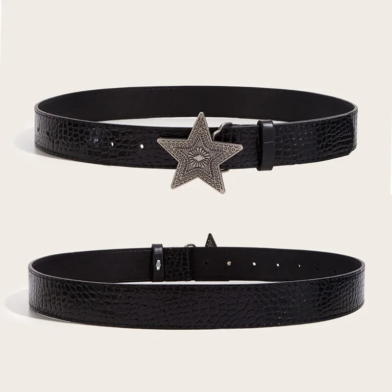 Lomie3 Women’s Y2K 1 or 2 pack retro star belt