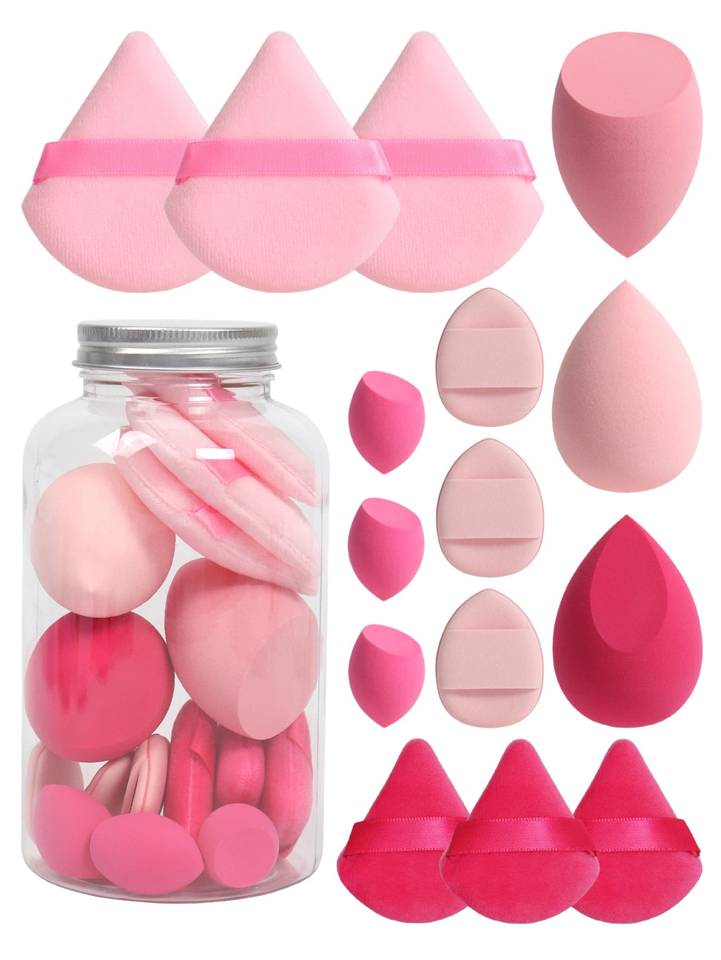 Vixa ultimate 15 Pc beauty blender jar set
