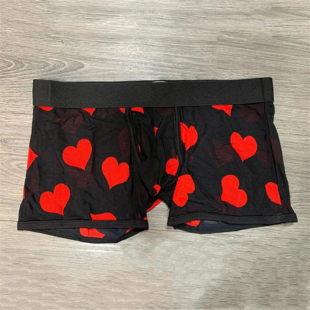 Arden Men's transparent valentines boxers