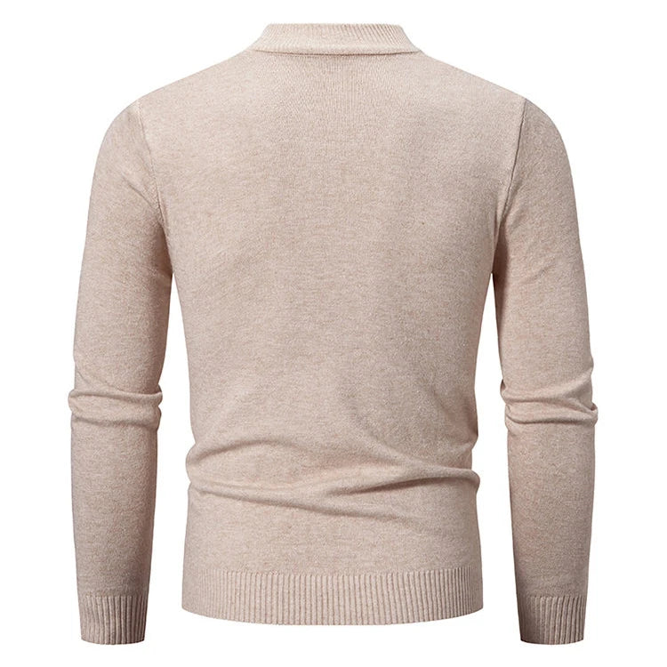 Ardeb Men's light knit turtle neck