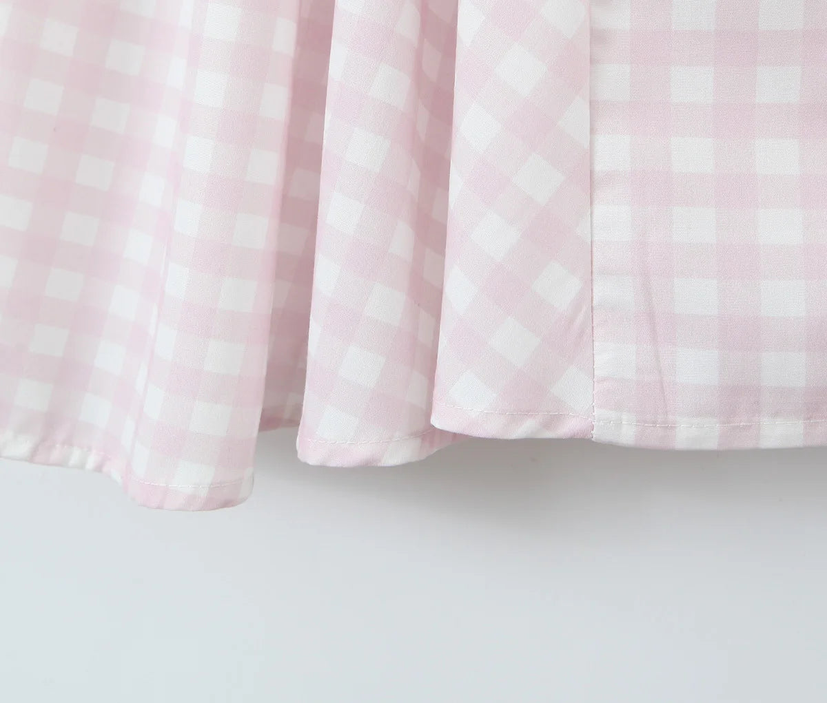 Sorelle Women's plaid A-line corset back flare dress