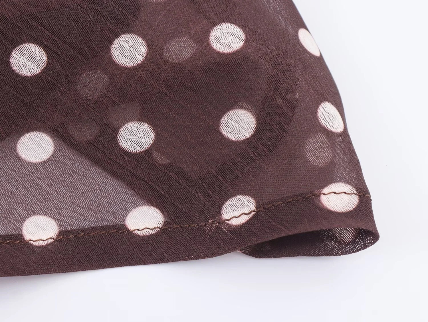 Sorelle Women's polka dot low back halter tie top