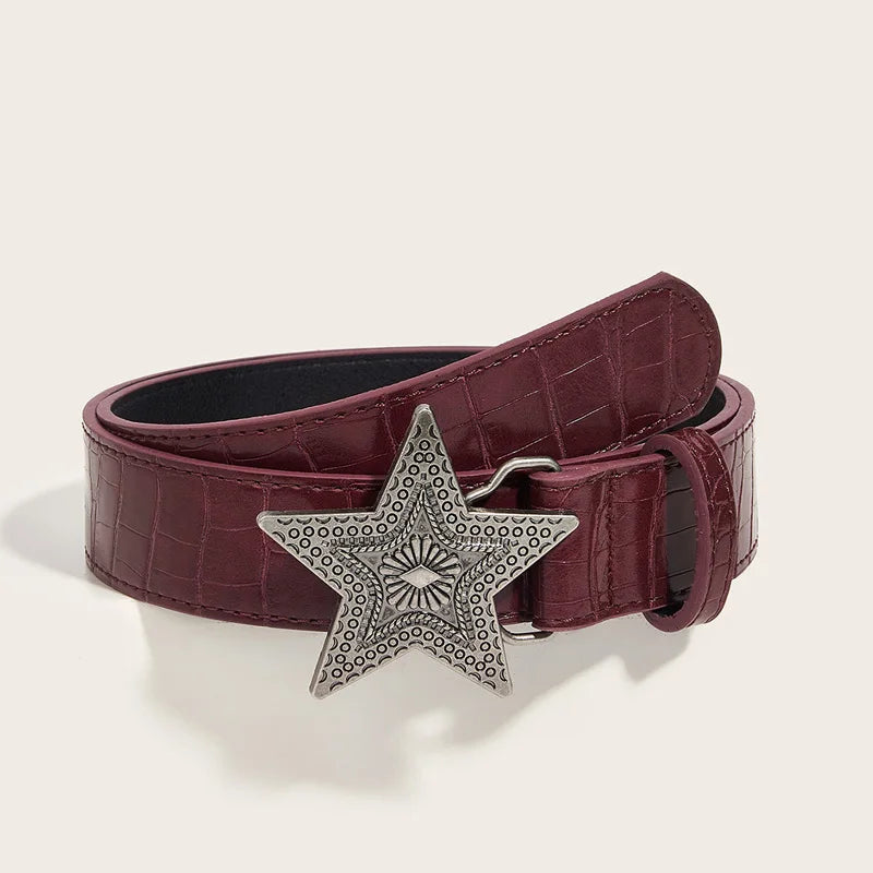 Lomie3 Women’s Y2K 1 or 2 pack retro star belt