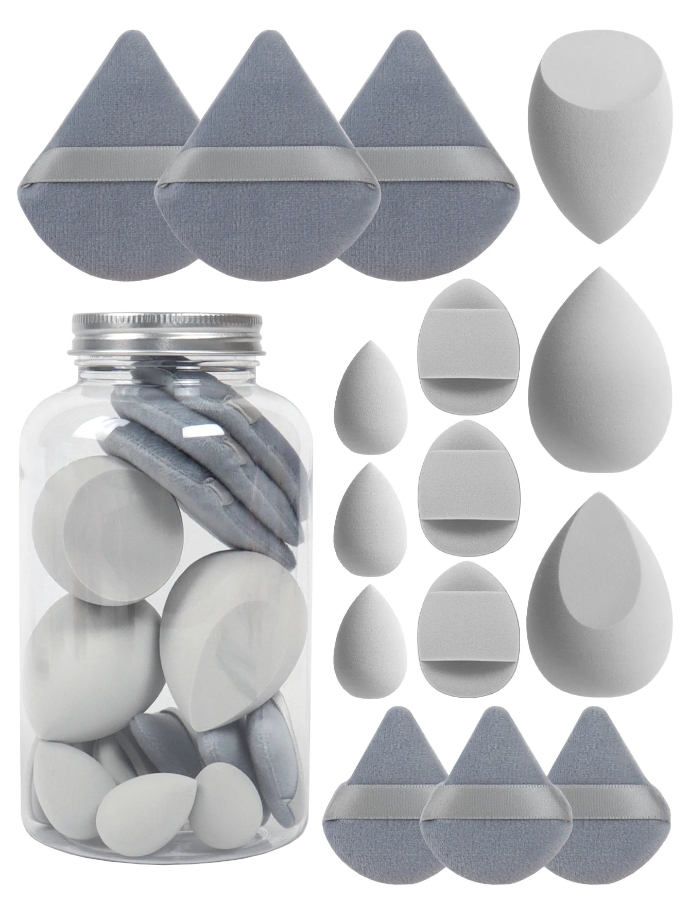 Vixa ultimate 15 Pc beauty blender jar set