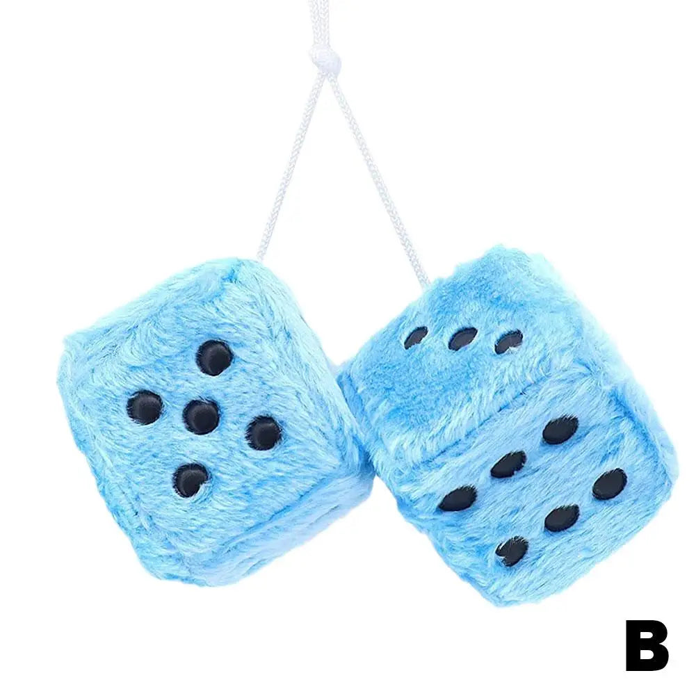 Cruzi hanging plush car dice