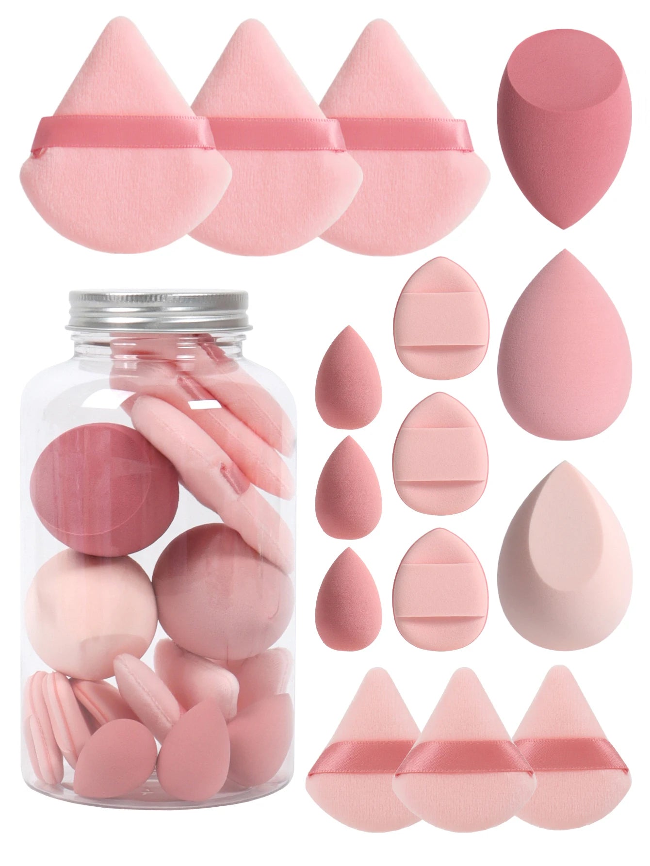Vixa ultimate 15 Pc beauty blender jar set