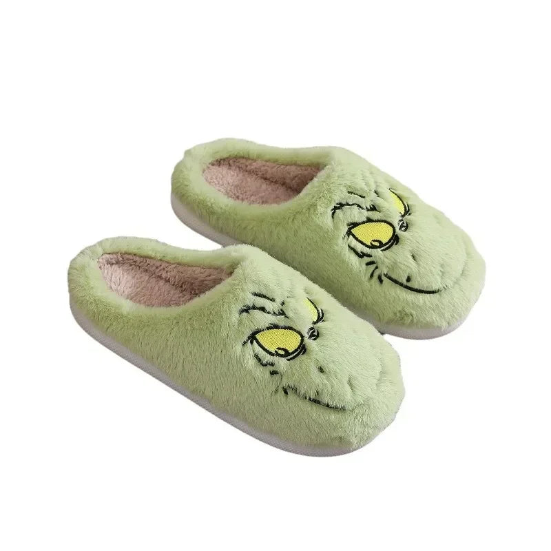Grinch Women's plush house slippers