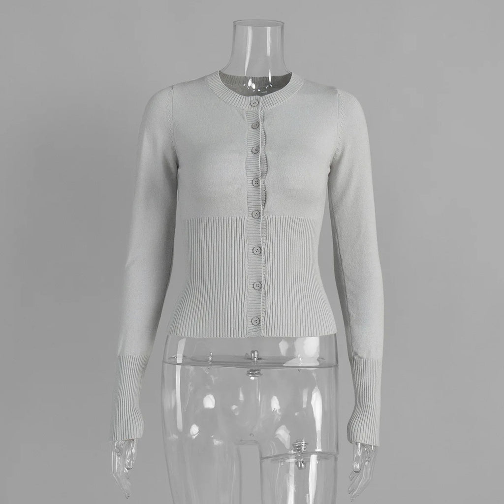 Sorelle Women's fitted button down cardigan shirt