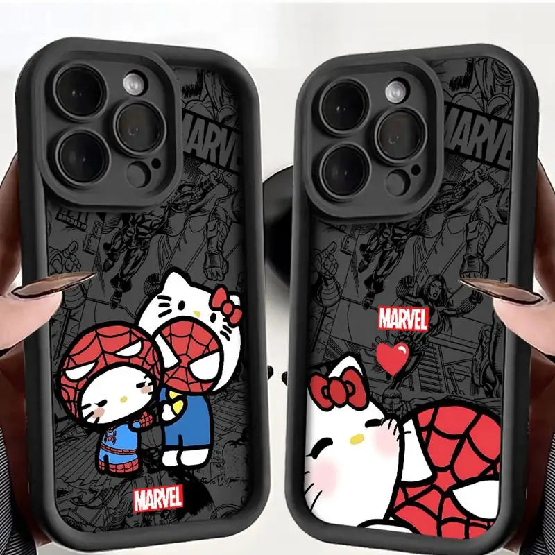 Marvel Spiderman Hello Kitty iPhone Case