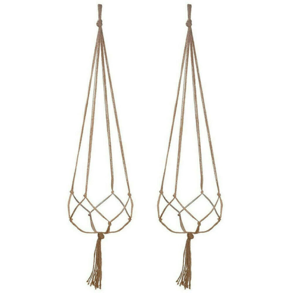 Cassora 6 Pc macrame plant hanger set