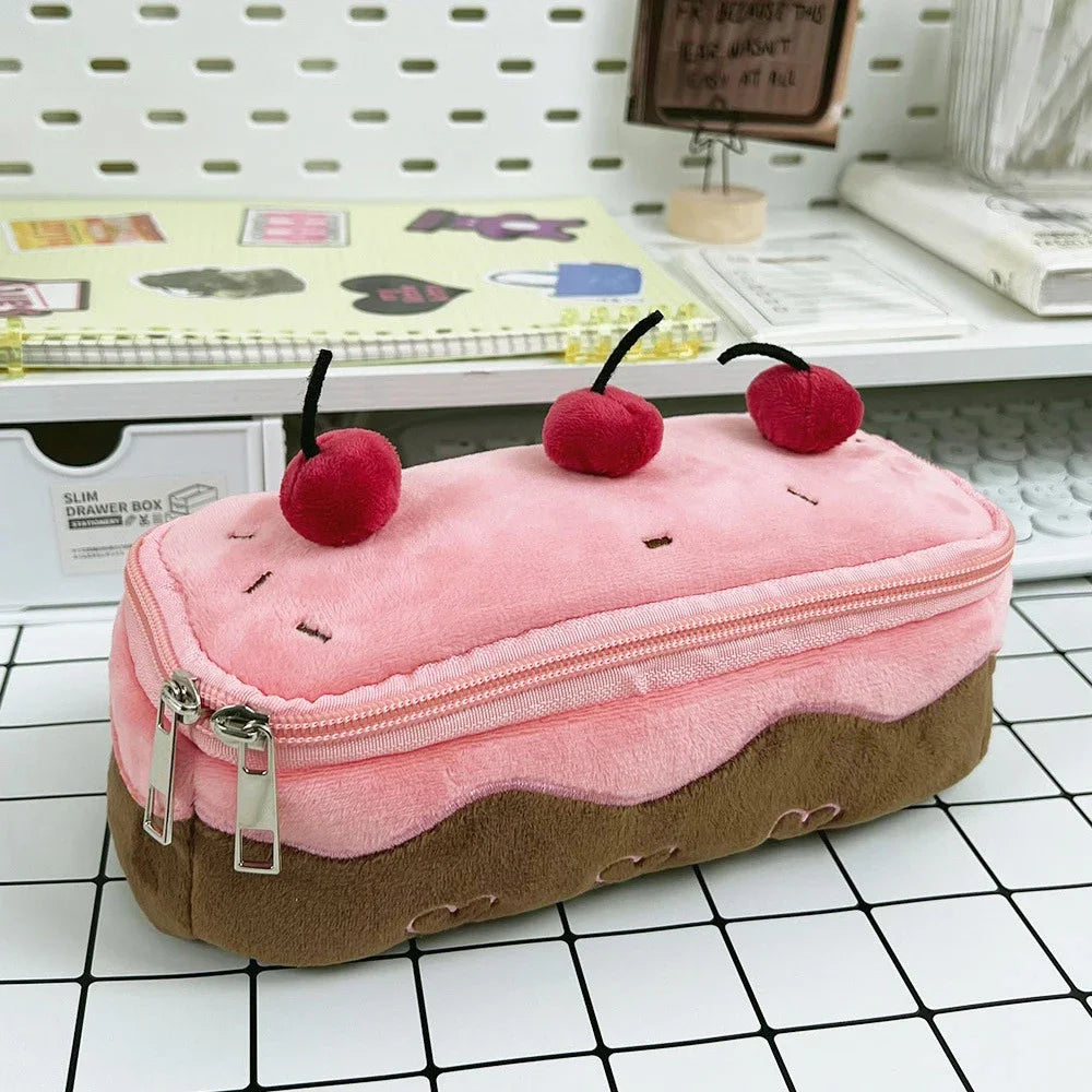 Kokomo cherry cake 1, 2, 5 or 10 Pc plush pencil case