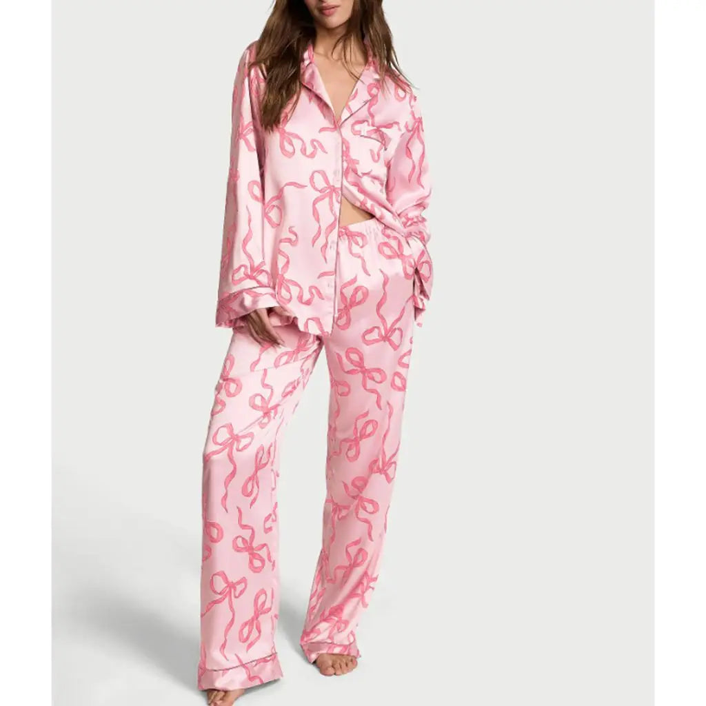 Veloura Women's 2 Pc satin pajama set