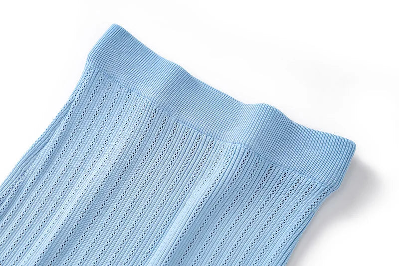 Sorelle Women's 2 Pc knit cardigan and flare hem skirt set