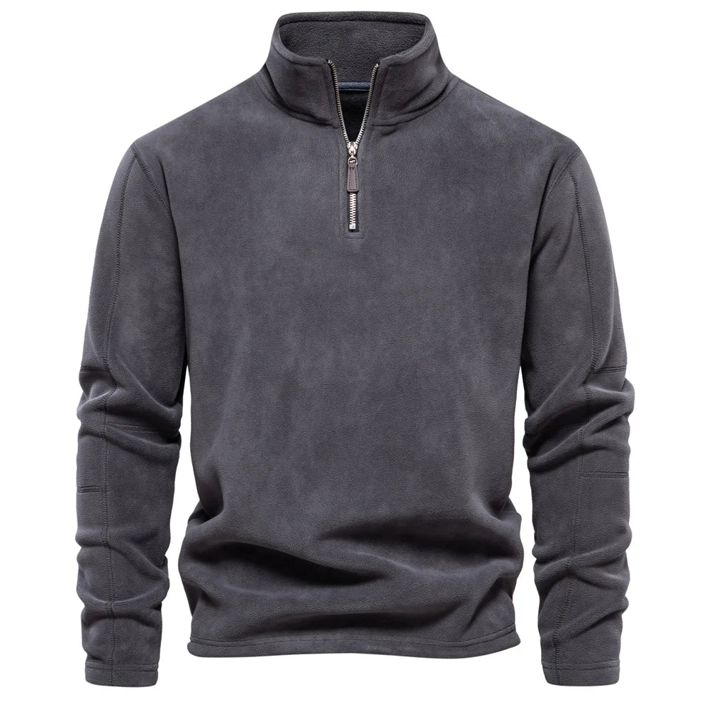 Arden Men's fleece quarter zip pullover sweater
