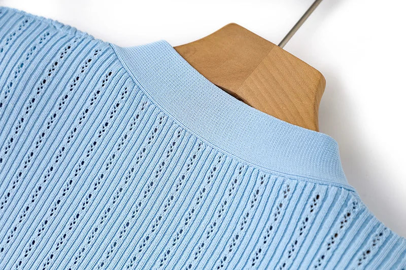 Sorelle Women's 2 Pc knit cardigan and flare hem skirt set