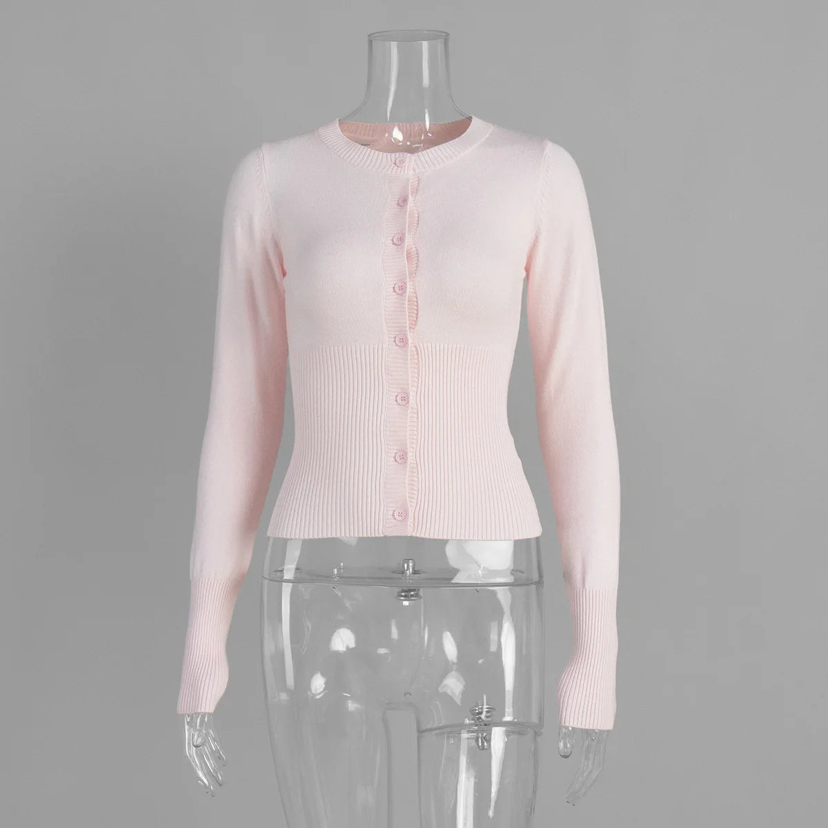 Sorelle Women's fitted button down cardigan shirt