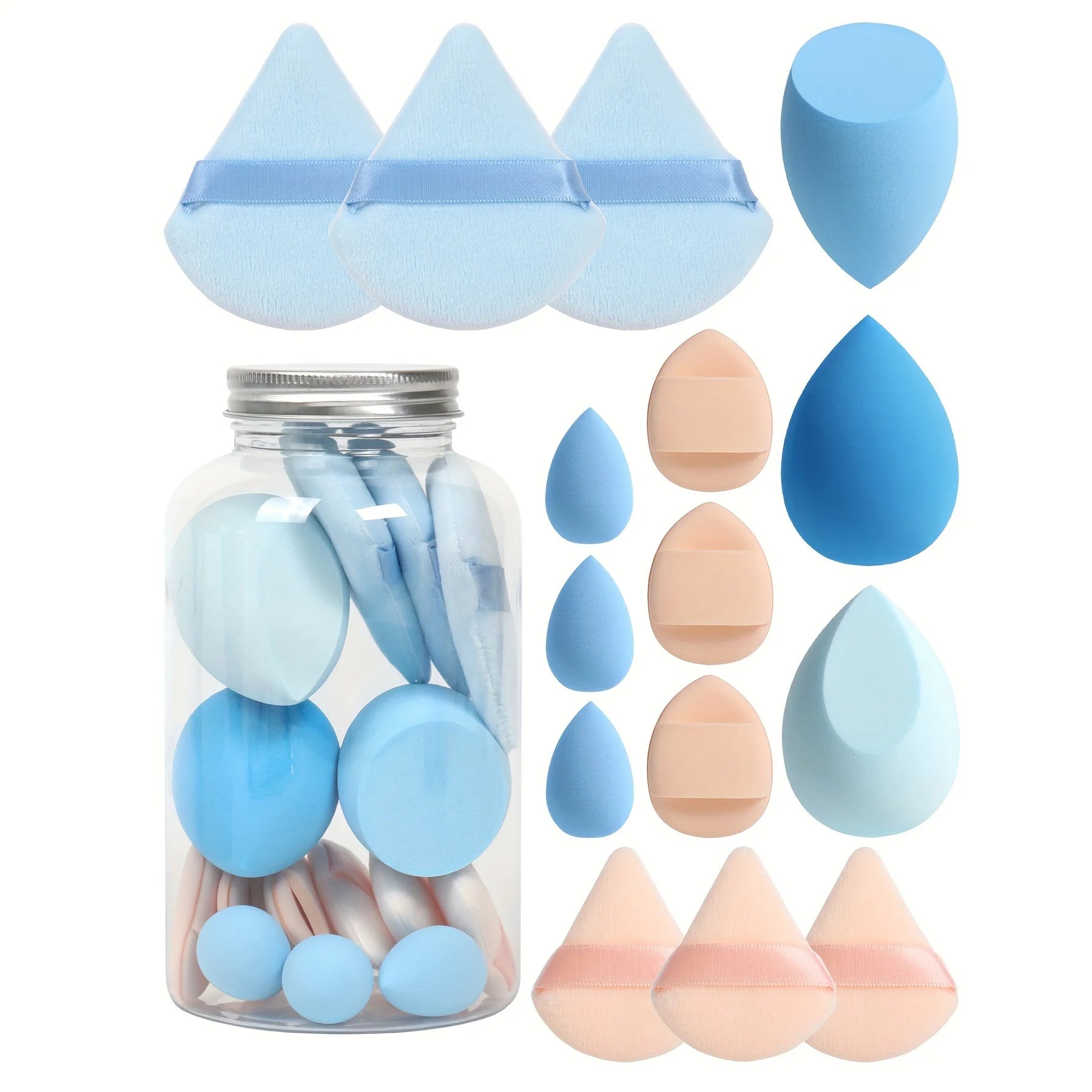 Vixa ultimate 15 Pc beauty blender jar set