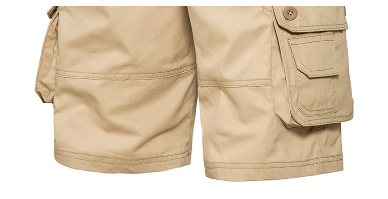 CoreX Men's solid cargo shorts