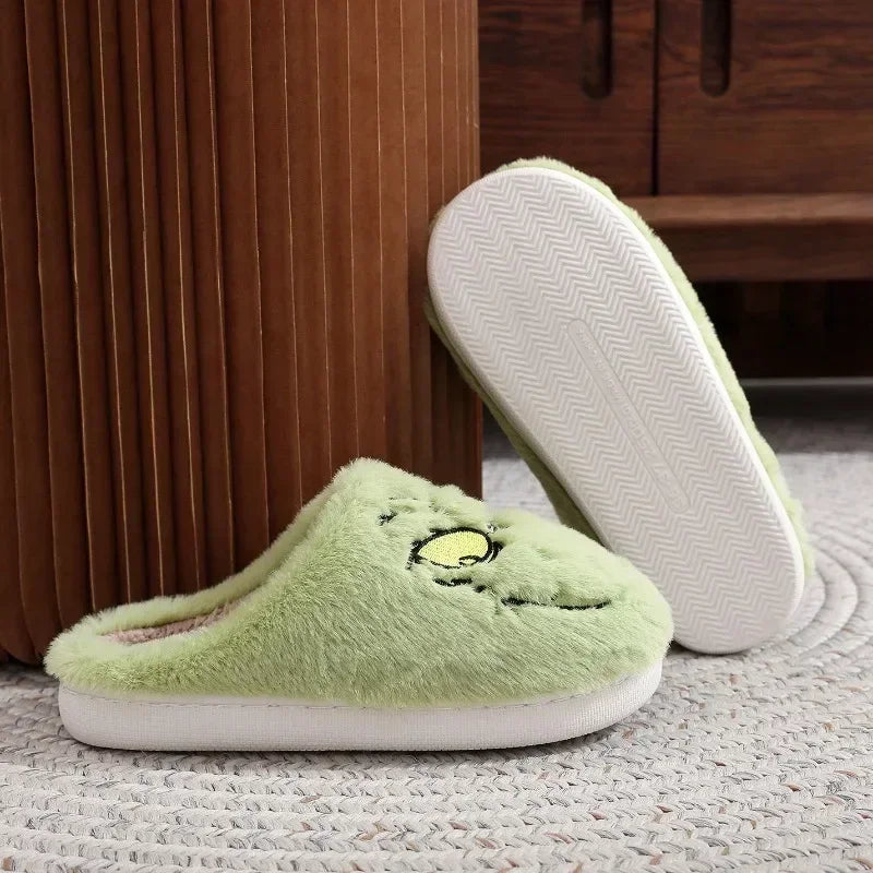 Grinch Women's plush house slippers