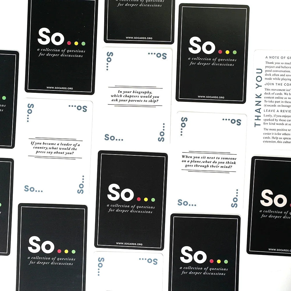 Joyvo So...conversation starter card game