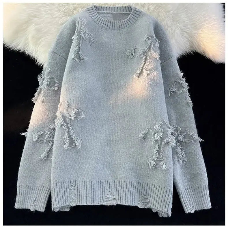 Valor Men’s cross streetwear knitted pullover sweater