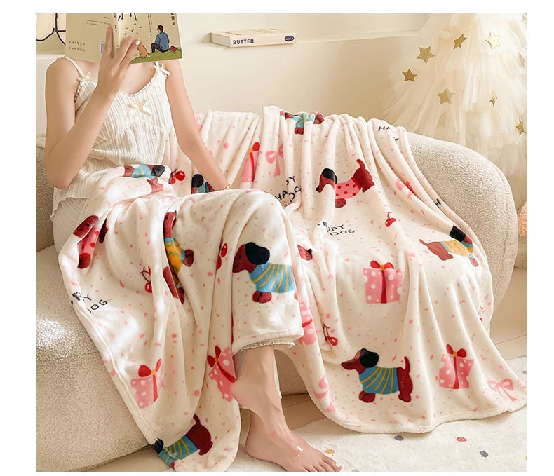 Hollyco Christmas plush blanket