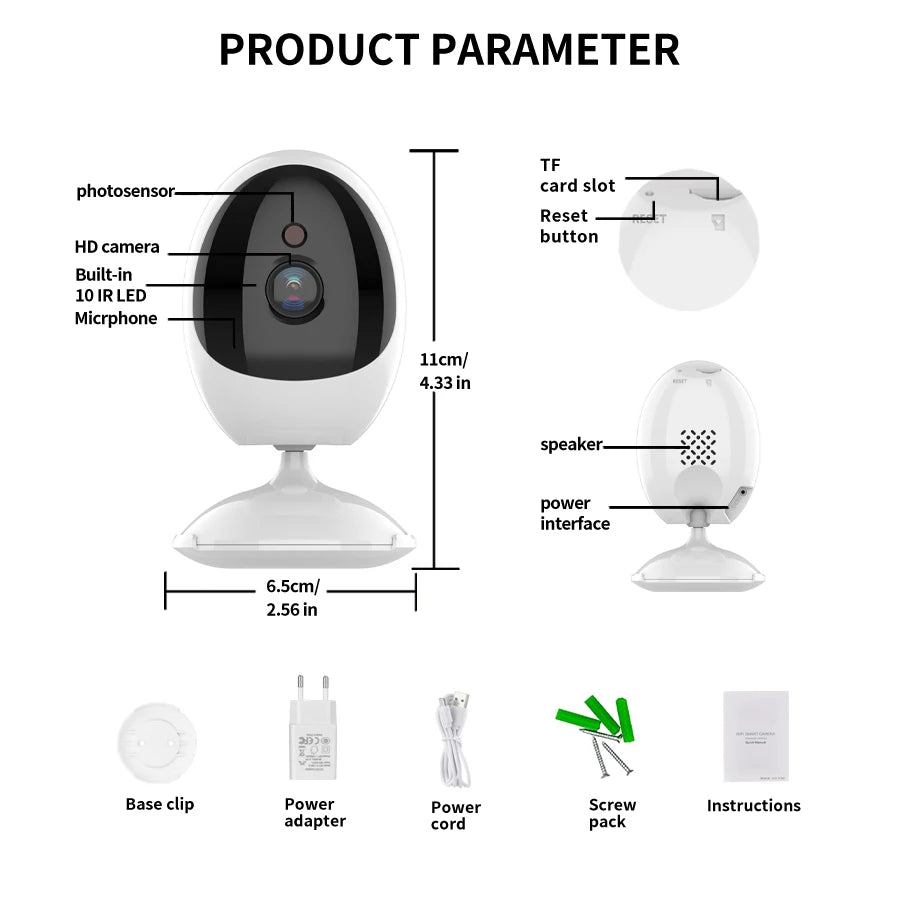 Nexa 1080P wireless WIFI security surveillance camera