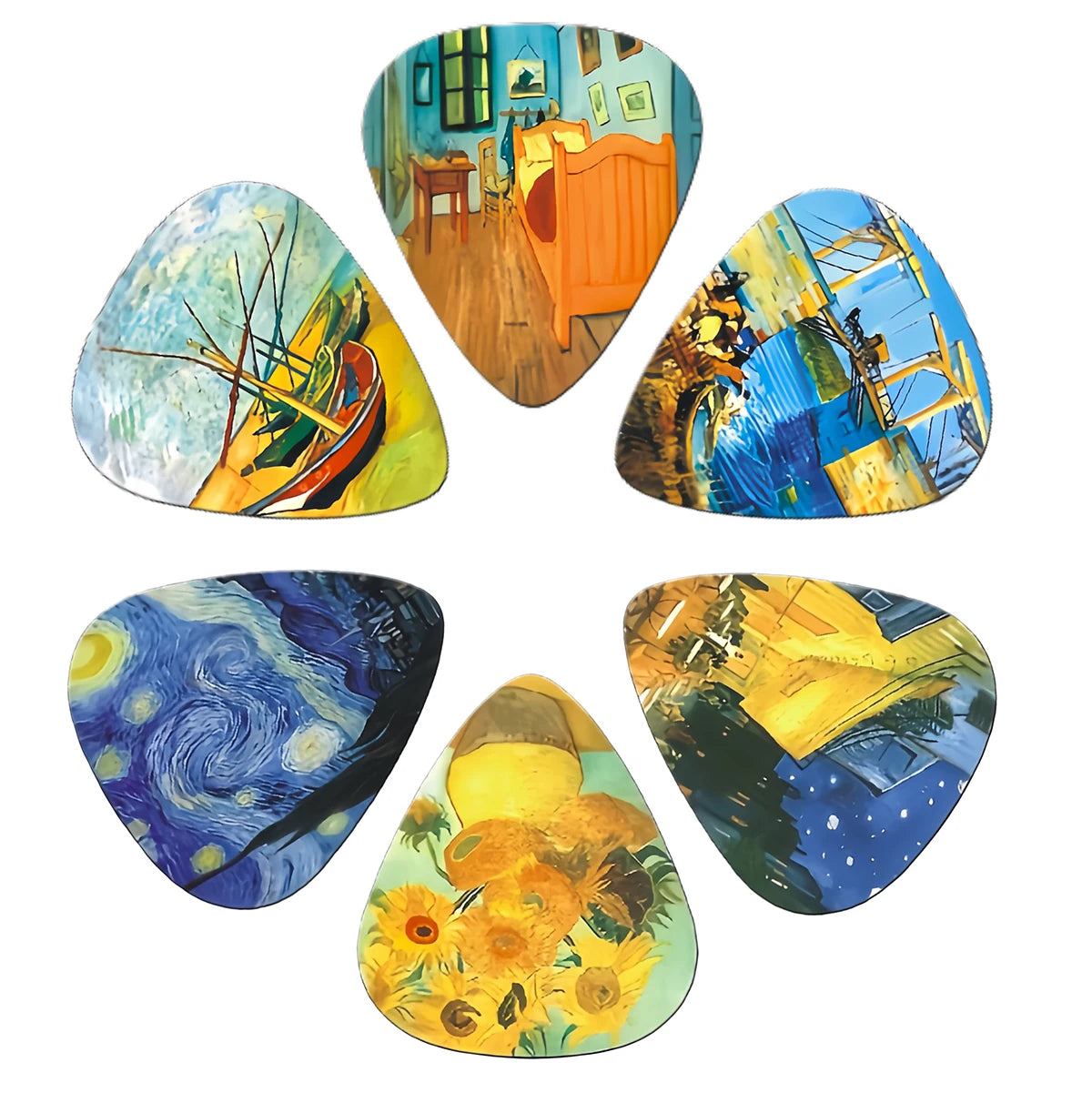 Van Gogh 12 Pc guitar pick set