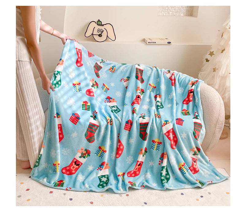 Hollyco Christmas plush blanket
