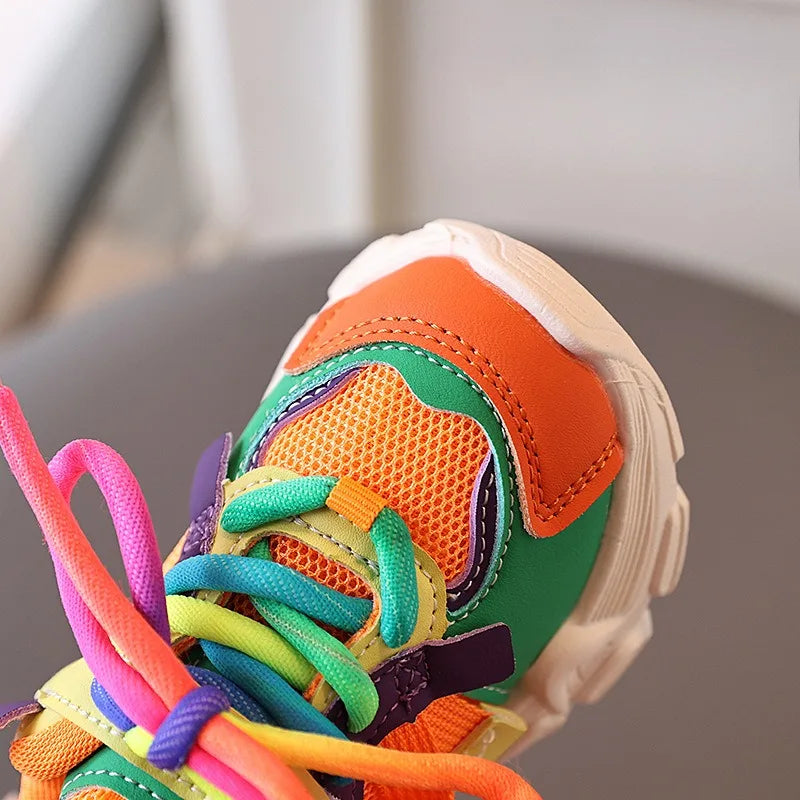 Vello Girl’s color patch sneakers