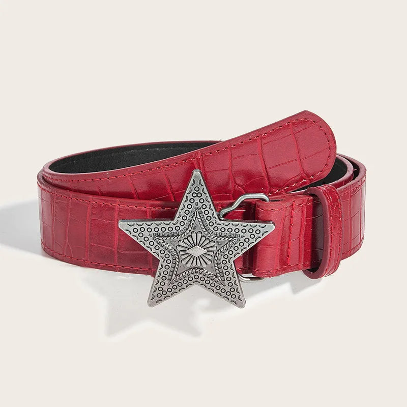 Lomie3 Women’s Y2K 1 or 2 pack retro star belt