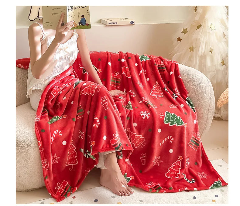 Hollyco Christmas plush blanket