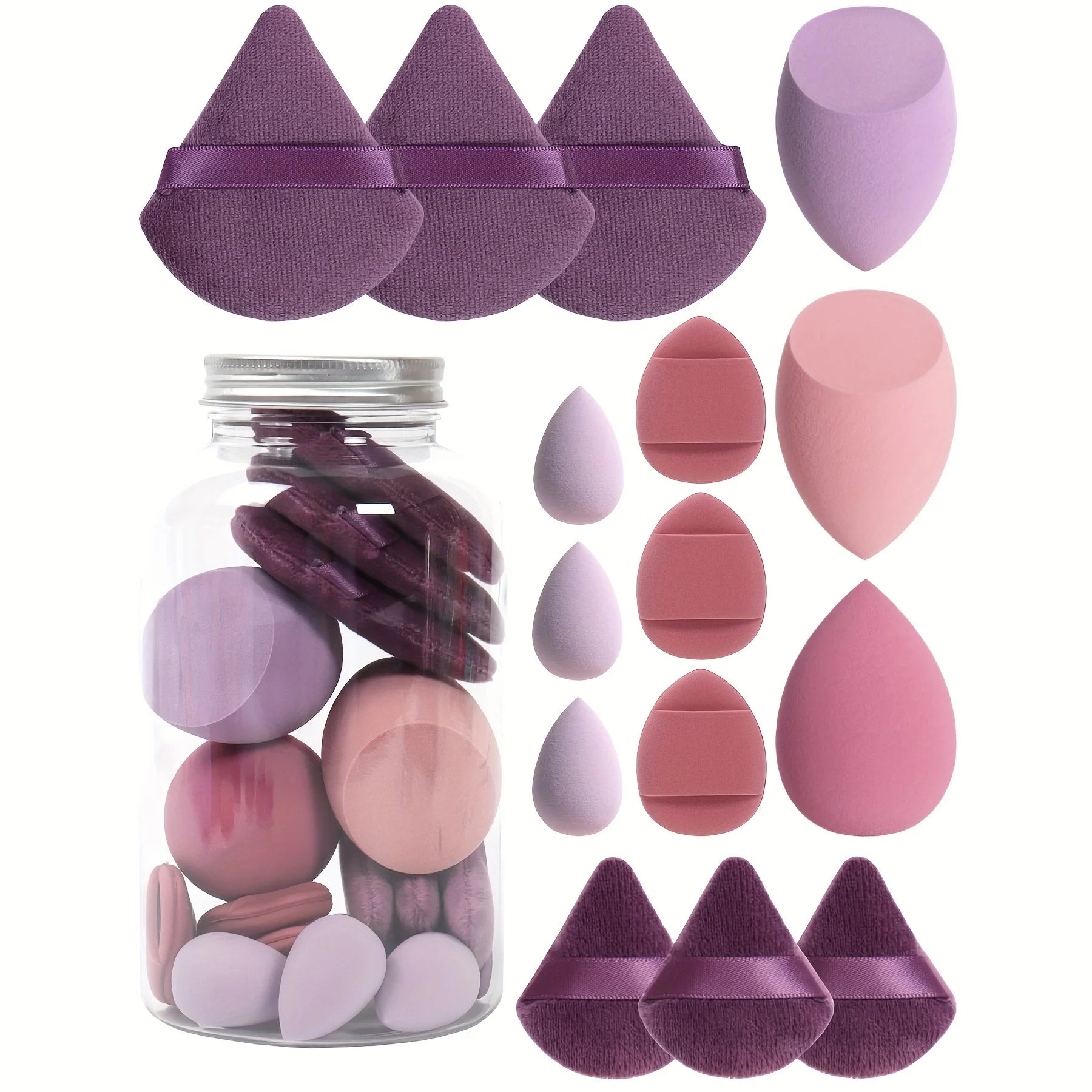 Vixa ultimate 15 Pc beauty blender jar set